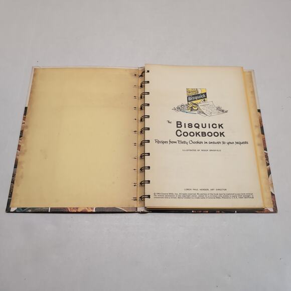 The Bisquick Cookbook 1964 First 1st Edition Betty Crocker Recipes Hardcover - Picture 7 of 10